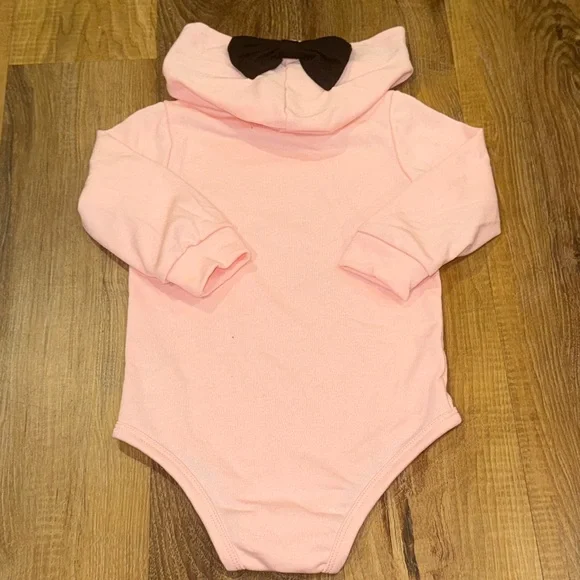 SHEIN Pink 'Daddy's Girl' Hooded Bodysuit (Size: 18-24 months)(NWT) - Picture 3 of 9